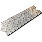Штамп для печатного бетона Бордюр венецианский алмаз F3201