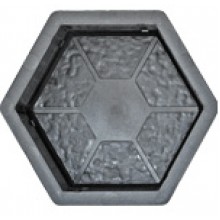 Форма для брусчатки Шестигранник сегменты В (25 мм)