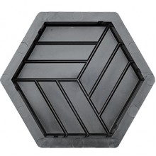 Форма для брусчатки Шестигранник 3D куб В (45 мм)